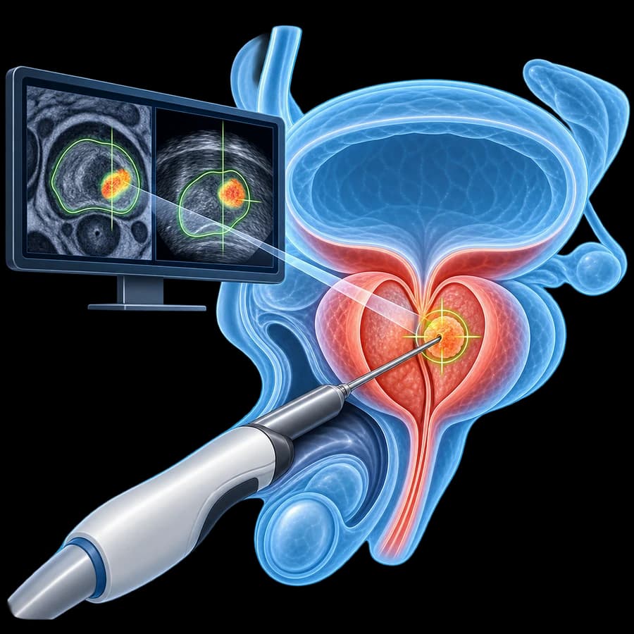 MRI Fusion βιοψία προστάτη για στοχευμένη διάγνωση καρκίνου