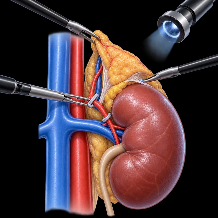 3D Laparoscopic Adrenalectomy