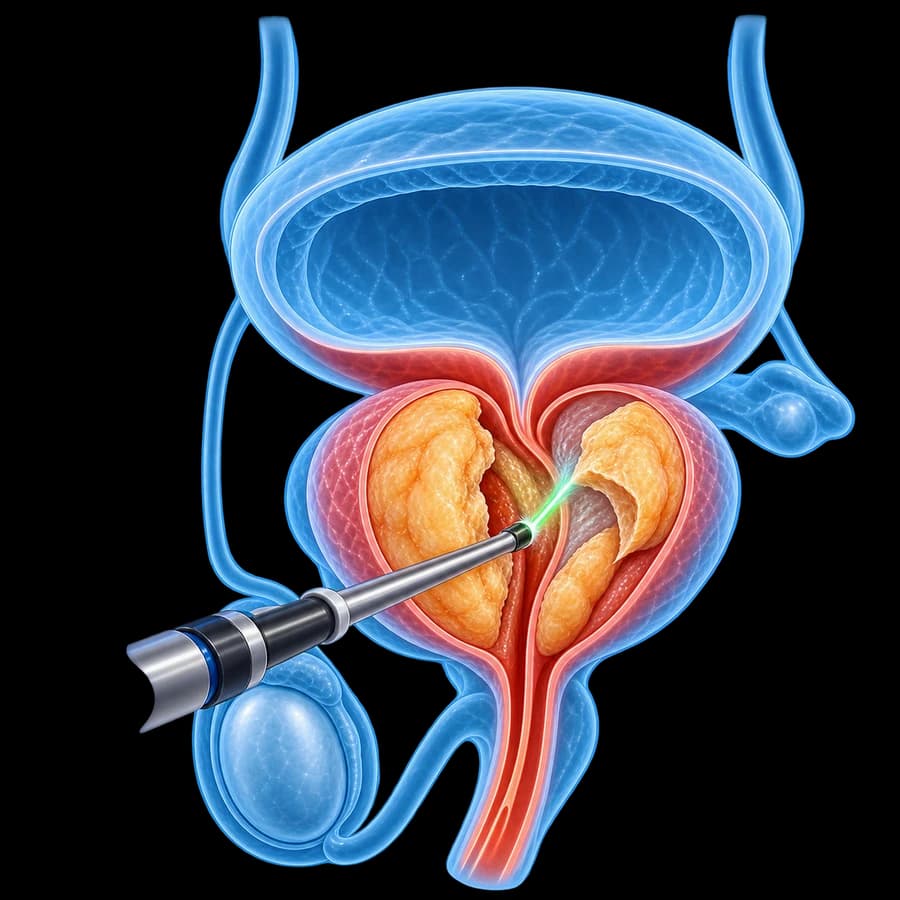 HoLEP θεραπεία με Holmium Laser για αδένωμα προστάτη