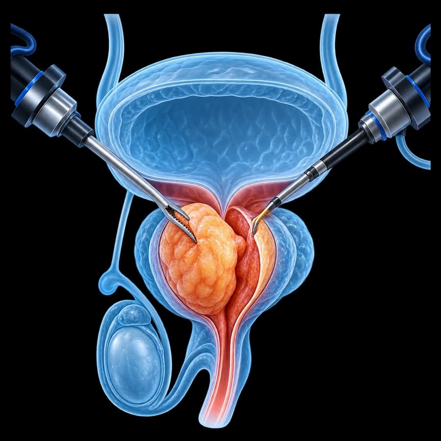 3D Laparoscopic Prostate Adenomectomy